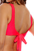 Luli Fama Cosita Buena Wavy Scoop Neck Drawstring Top